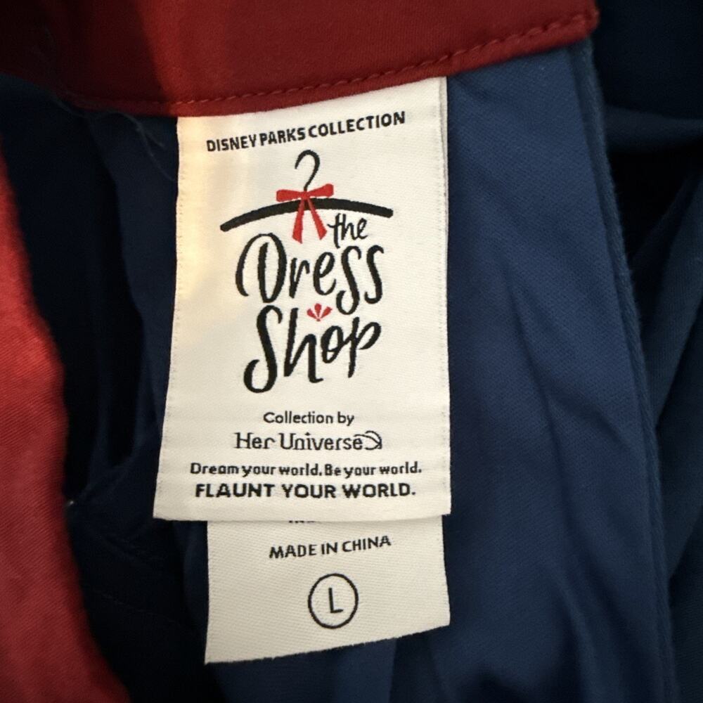 Disney Parks The Dress Shop Womens Captain Marvel Dress by Her Universe Size L - Picture 10 of 12
